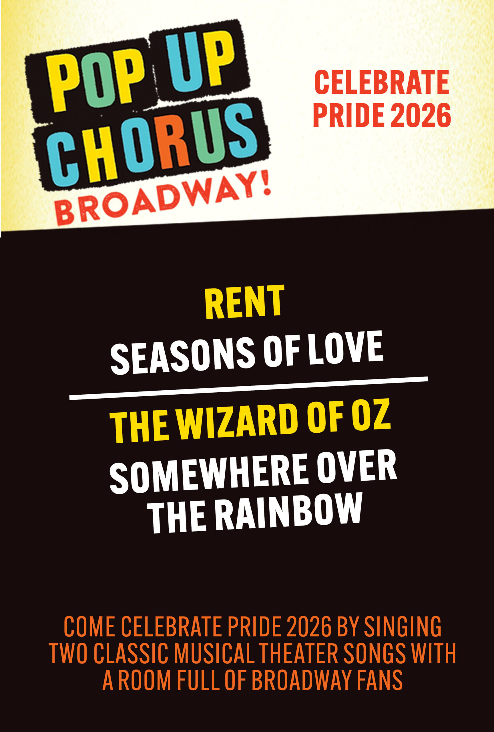 Pop Up Chorus Broadway
