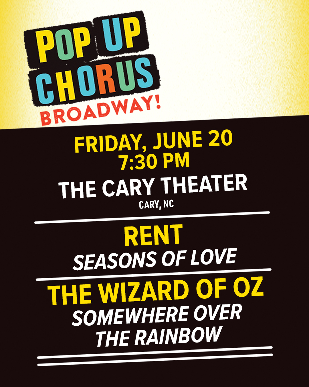 PopUp Chorus Broadway